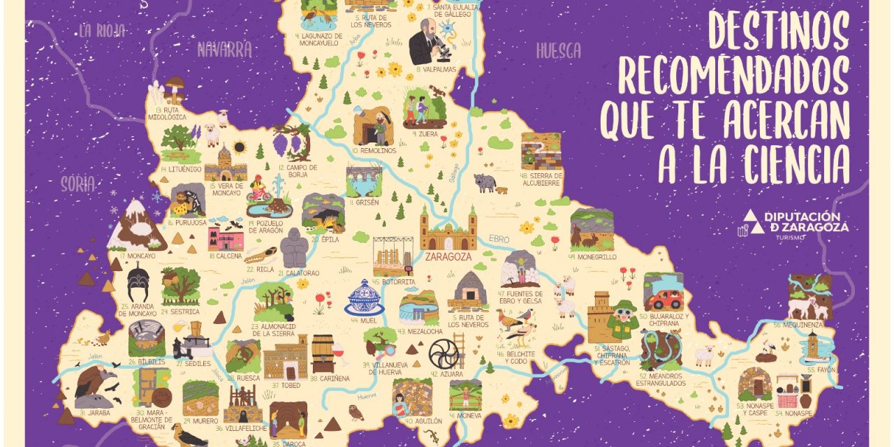 La DPZ edita un Mapa para acercar la Ciencia a los Escolares